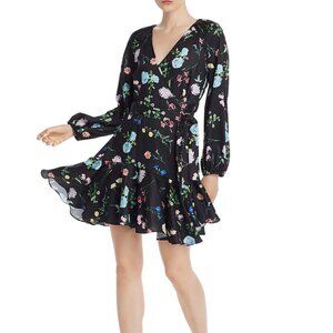 Ottie Floral Long Sleeve Wrap Dress - Paper London NWT